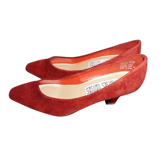 Moises Tootsies Collection Suede Heels Bundle — Red & Purple (Size 7.5M) - Picture 4 of 13